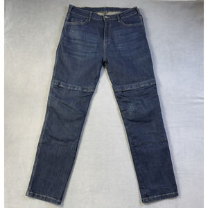 Hwk Motorsports Jeans Mens 34x30 Blue Armor Pockets Lined Stretch Denim
